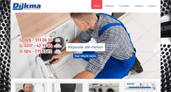 Desktop Screenshot of dijkmaservice.nl